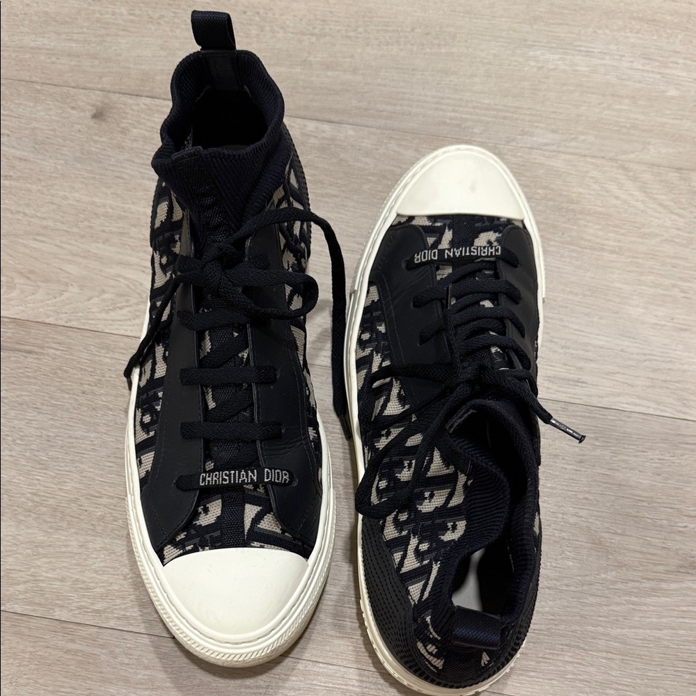 Dior Black and Cream Women's Sneakers - Picture 11 of 11